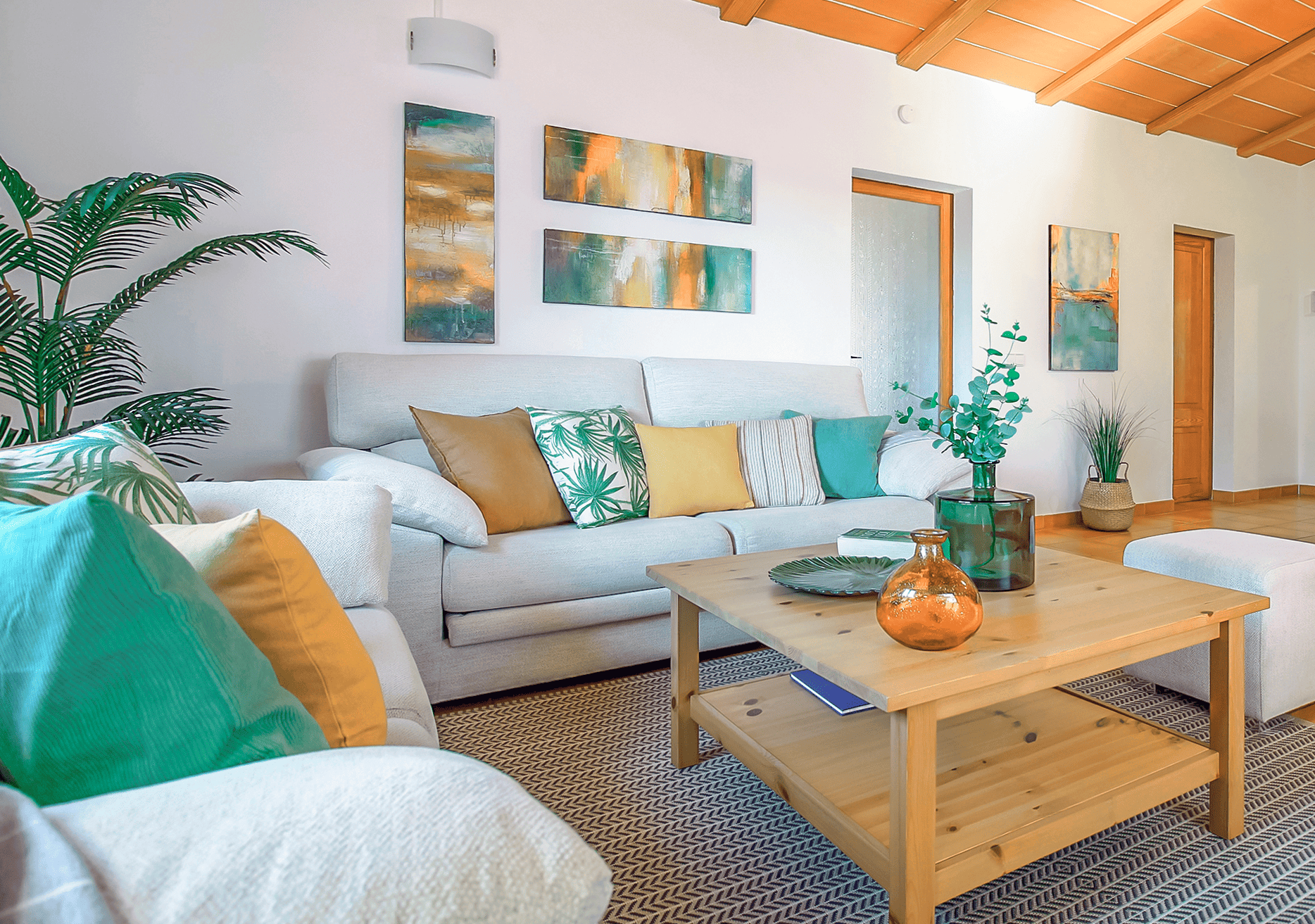 Bright living room
