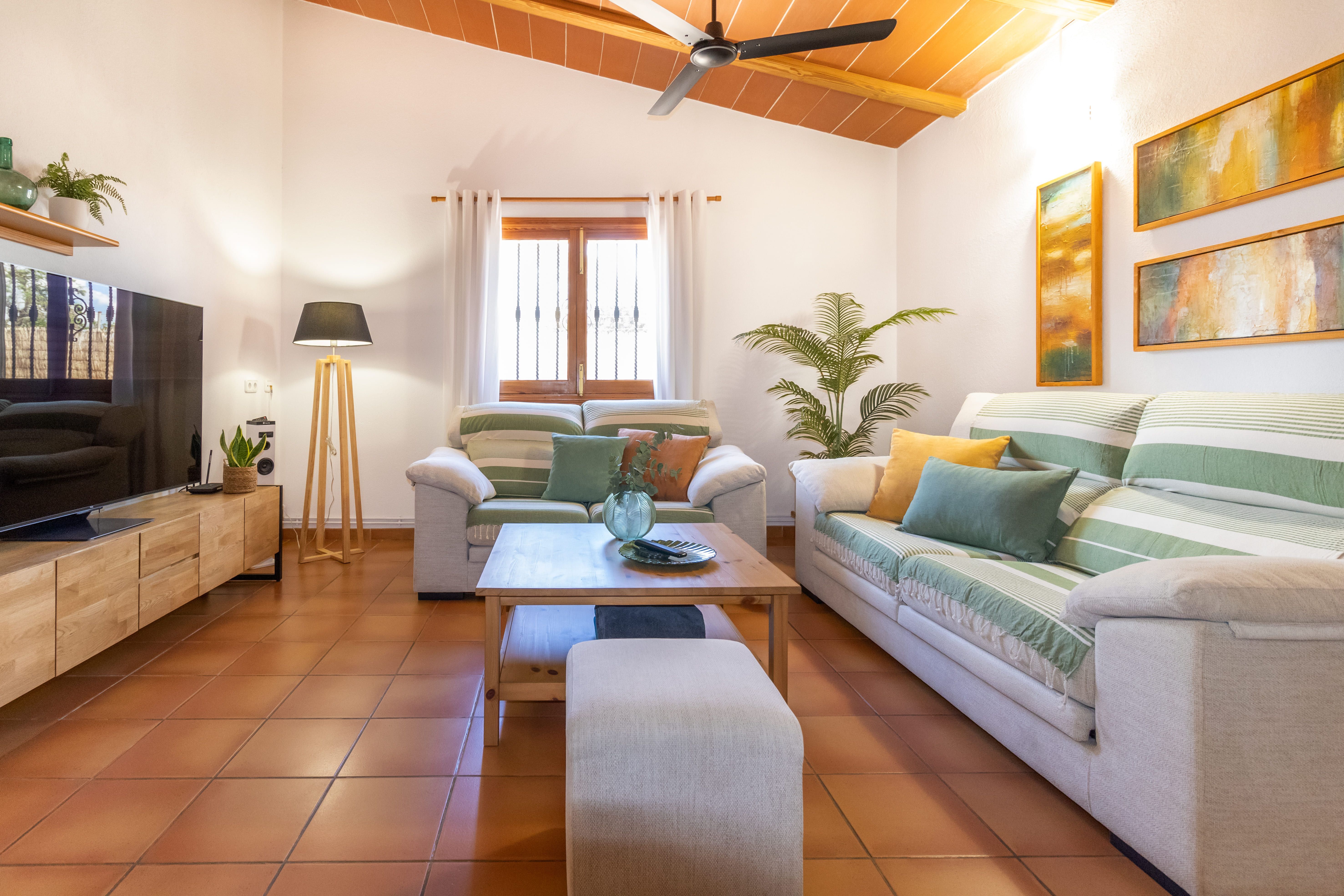 Relaxed lounge area