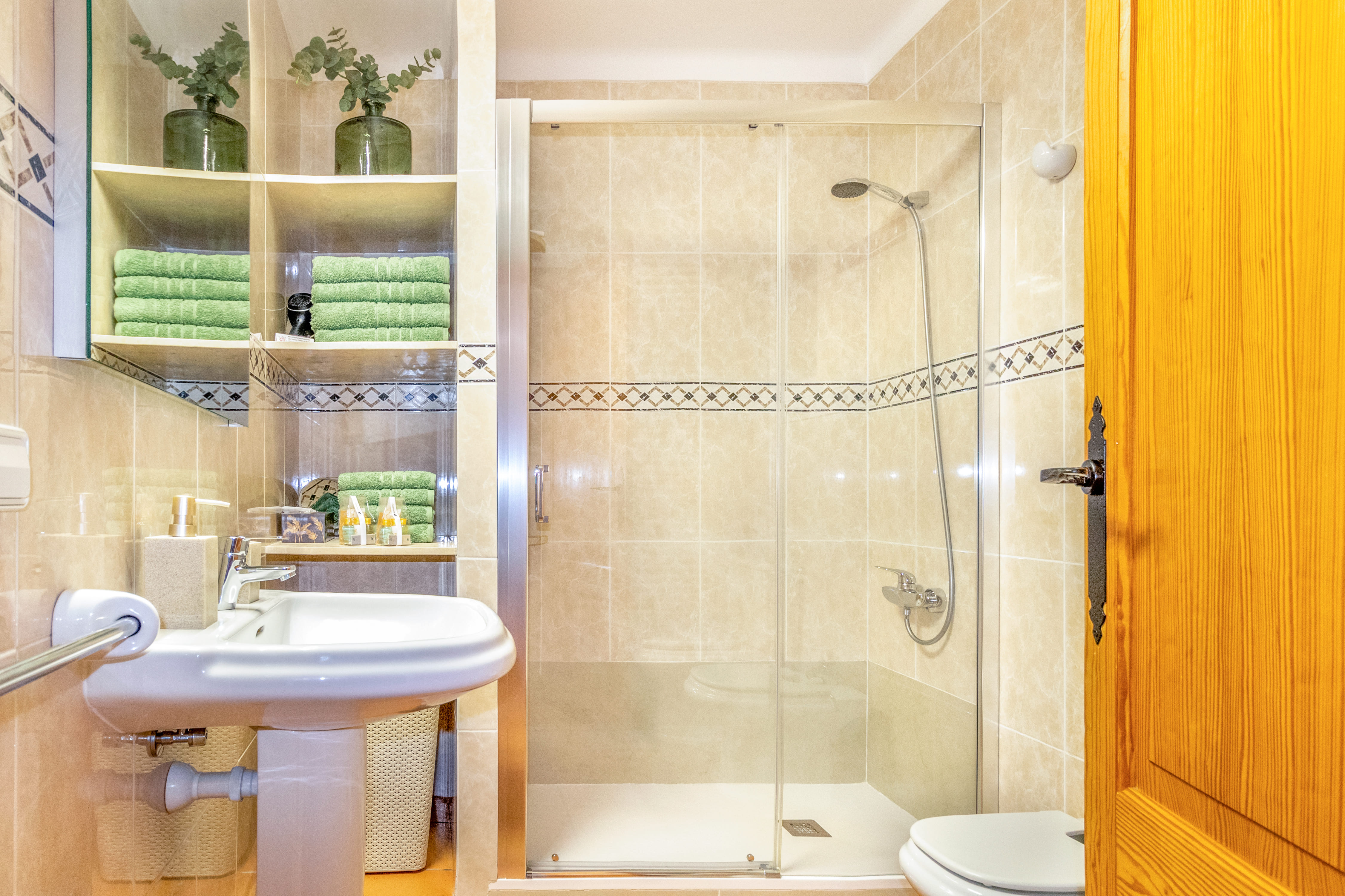 Bathroom with walk-in shower